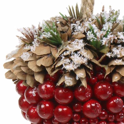 Floristik24 Deco hanger berry/acorn 8.5cm