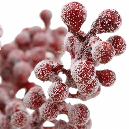 Product Berry pick red, iced 21cm 12 pcs