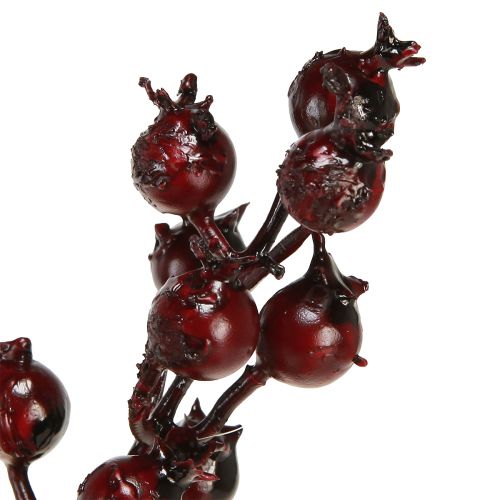 Floristik24 Berry branch red berries decorative branches Christmas 39cm 2pcs
