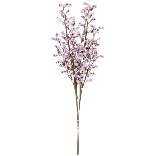 Floristik24 Berry branch Christmas branch purple white frost L60cm 2 pcs