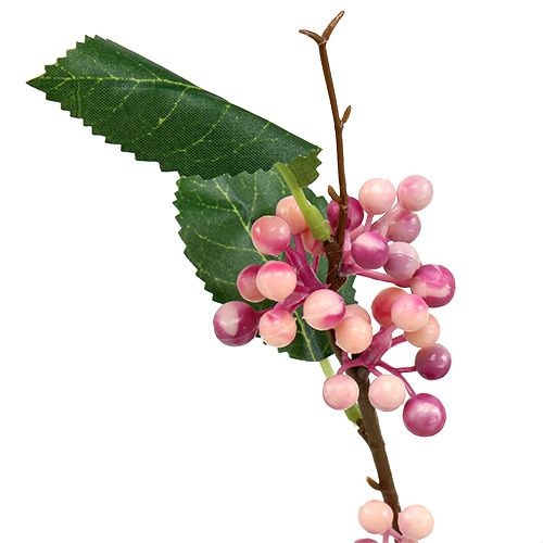 Floristik24 Berry branch artificial pink-lilac 64cm 6pcs