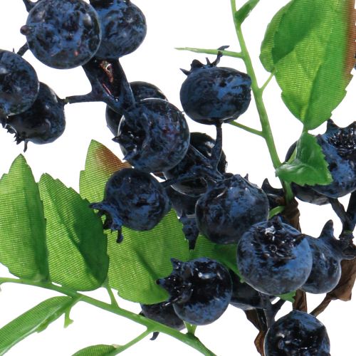 Product Decorative branch blueberry artificial berry branch decoration 32cm