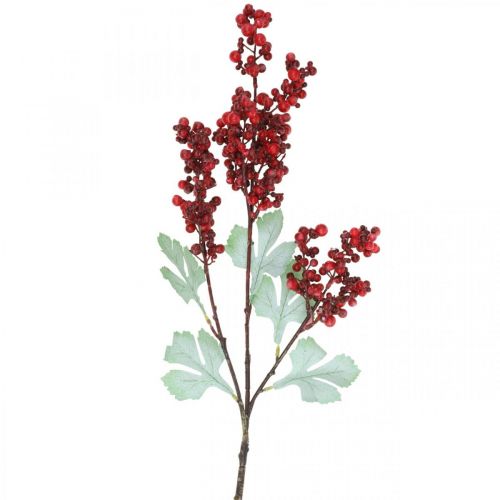 Floristik24 Artificial berry branch red artificial branch Christmas decoration 74cm