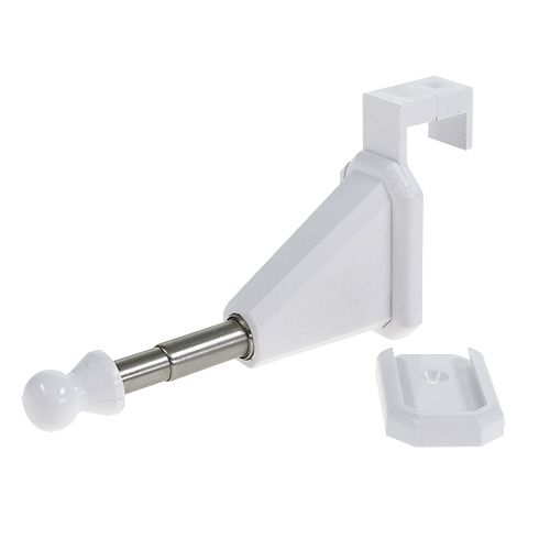 Fixing hooks for door and window decorations, white