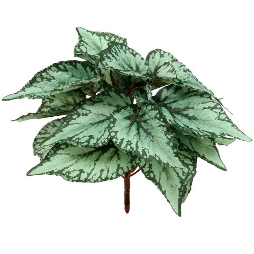 Artificial begonia bush artificial plant green 34cm