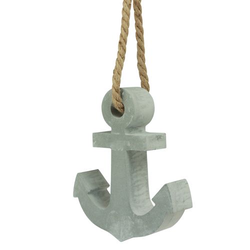 Floristik24 Concrete anchor decoration maritime table decoration grey 18cmx4.5cmx22cm