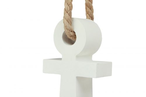 Floristik24 Concrete decorative anchor white natural maritime 18cmx4.5cmx22cm