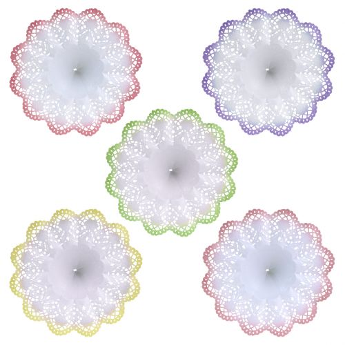 Product Biedermeier cuffs batik Ø19cm 25 pcs