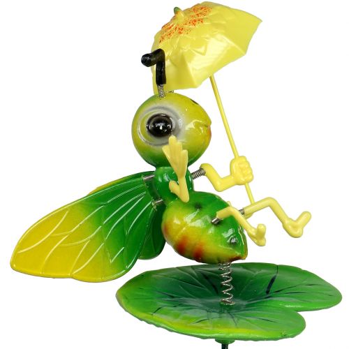 Floristik24 Bee with umbrella as a garden plug 73cm