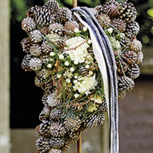 Floristik24 Floral foam heart 18cm x 9cm x 3.5cm