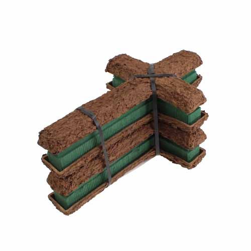 Product Floral foam cross small green 42cm 4 pcs funeral floristry