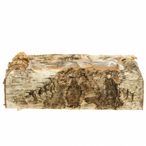 Floristik24 Birch planter 30cm x 20cm H8cm