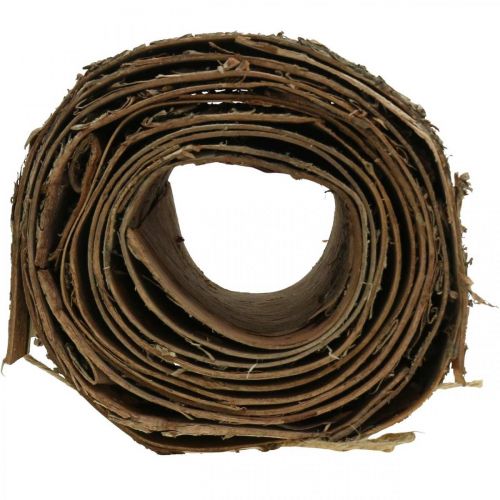 Floristik24 Birch bark roll brown, gray bark for crafts 15×300cm