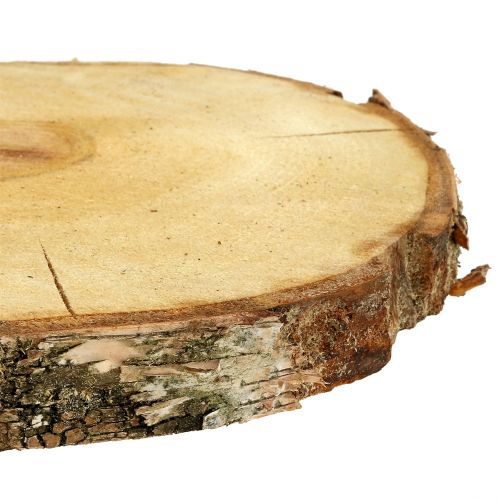 Product Birch slice natural Ø30cm - 35cm