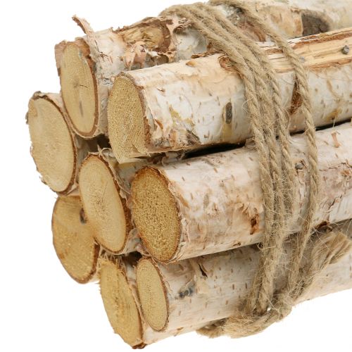 Floristik24 Birch branches bundled natural 30cm 8 pcs