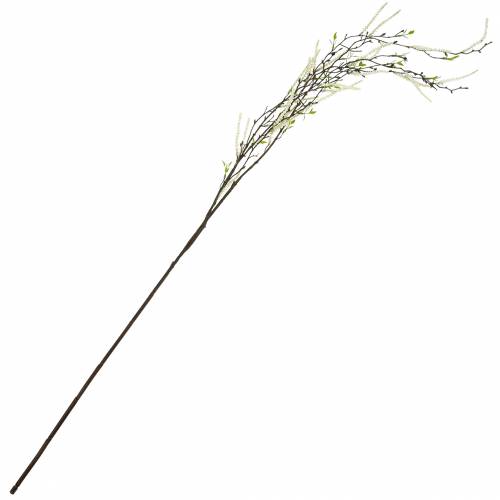 Floristik24 Artificial birch branch, decorative branch birch green with catkins L135cm