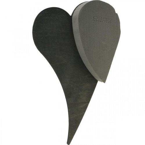 Product OASIS® Black Bioline® Floral Foam Heart Black H34cm 2 pcs