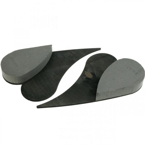 Product OASIS® Black Bioline® Floral Foam Heart Black H34cm 2 pcs