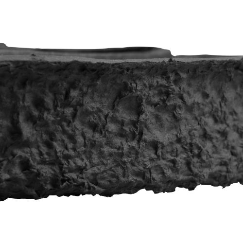 Product Oasis Black Biolit Plant Heart 50cm Black Planting Bowl Decoration