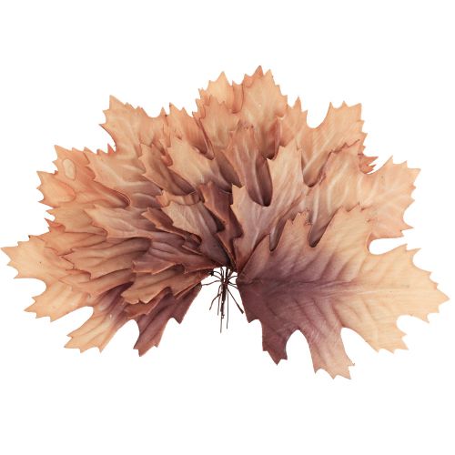 Floristik24 Red oak leaf autumn leaves deco leaves deco 13×19cm 12pcs