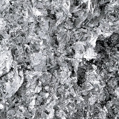 Leaf metal flakes silver 15g