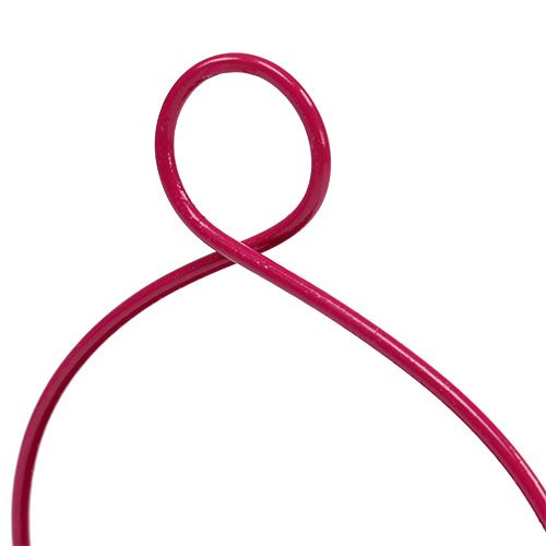 Floristik24 Tin bucket pink Ø9cm H9cm