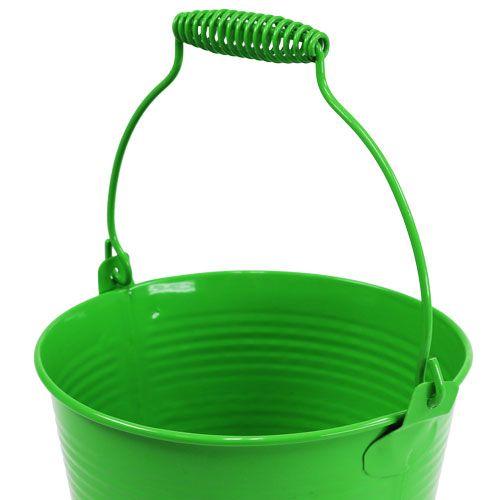 Product Grooved Bucket Green Ø15cm H14.5cm