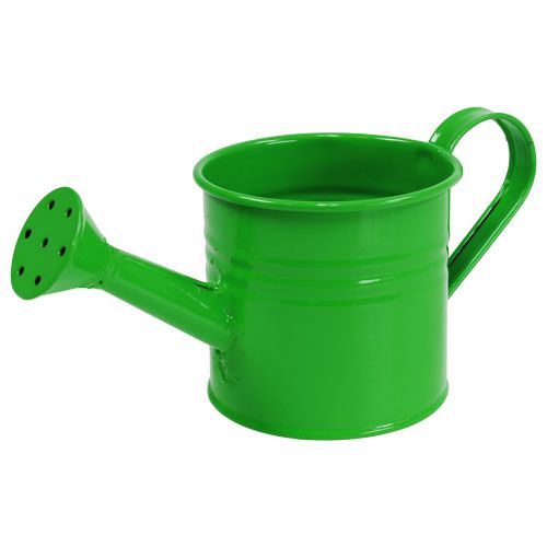 Floristik24 Tin watering cans green sort. Ø7.5cm H6.5cm 8pcs