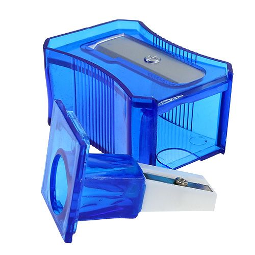 Floristik24 Pencil sharpener blue 6cm