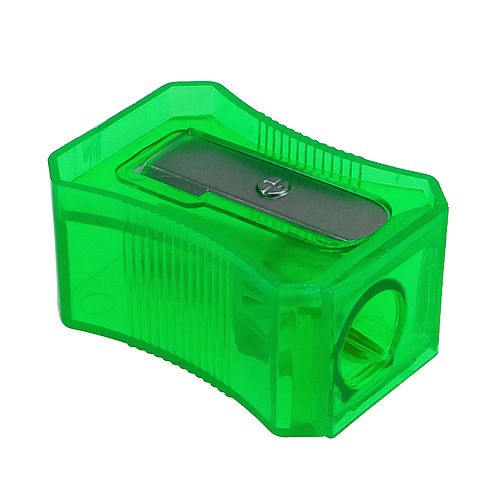 Floristik24 Pencil sharpener green 6cm