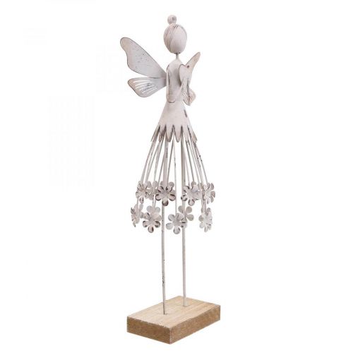 Product Blossom fairy table decoration spring metal decoration fairy white H30.5cm