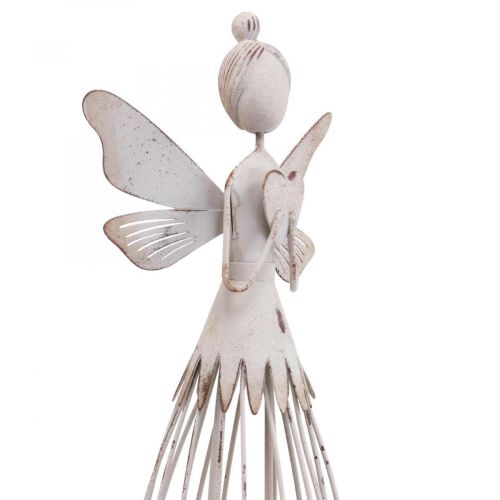 Product Blossom fairy table decoration spring metal decoration fairy white H30.5cm