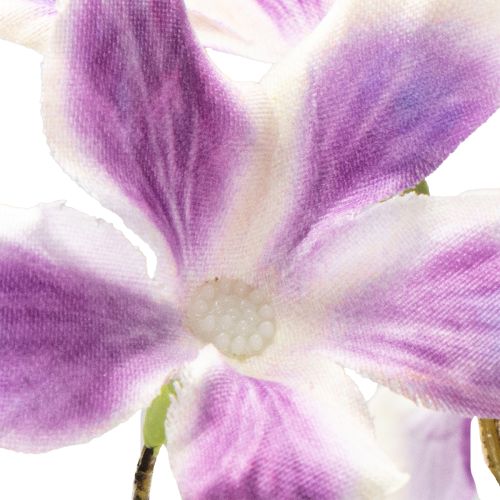 Product Artificial Clematis Branch Flower, Long-Lasting Table Decoration, 110cm, 3 Pieces