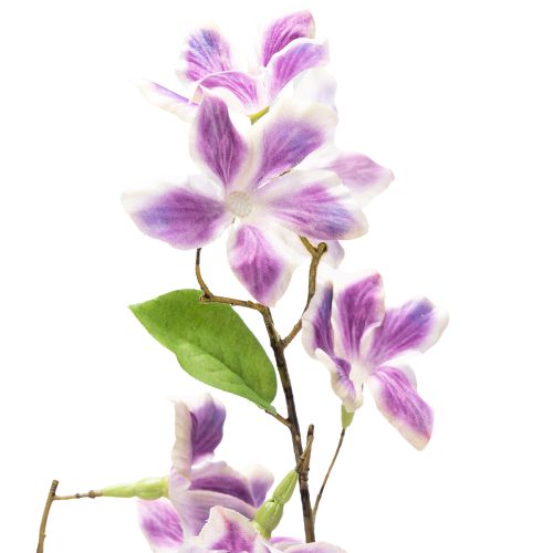 Product Artificial Clematis Branch Flower, Long-Lasting Table Decoration, 110cm, 3 Pieces