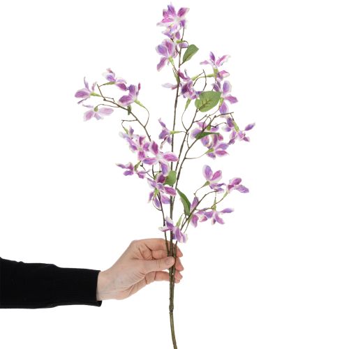 Product Artificial Clematis Branch Flower, Long-Lasting Table Decoration, 110cm, 3 Pieces