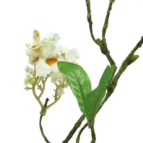 Product Apple blossom branch artificial flower branch white 65cm 1 pc