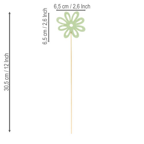 Product Decorative flower picks for springtime accents in planters and vases (16 pieces)