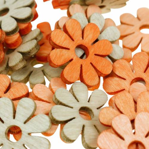 Floristik24 Flowers for scattering, spring decoration, wooden flowers, scattered decoration flowers 144 pcs