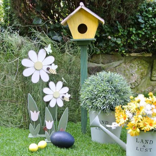 Product Flower decoration with bee, wooden decoration for spring H56cm