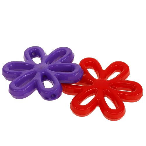 Floristik24 Flowers Ø3cm with hole sorted 135g