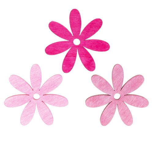 Decorative flowers as scatter decoration for creative seasonal accents, 4cm, 72 pieces