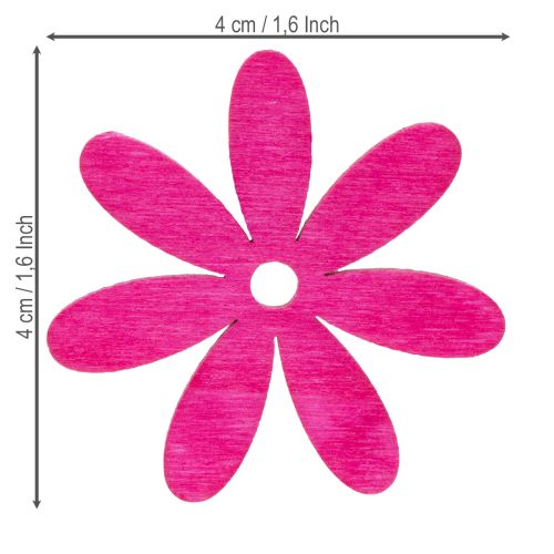 Product Decorative flowers as scatter decoration for creative seasonal accents, 4cm, 72 pieces