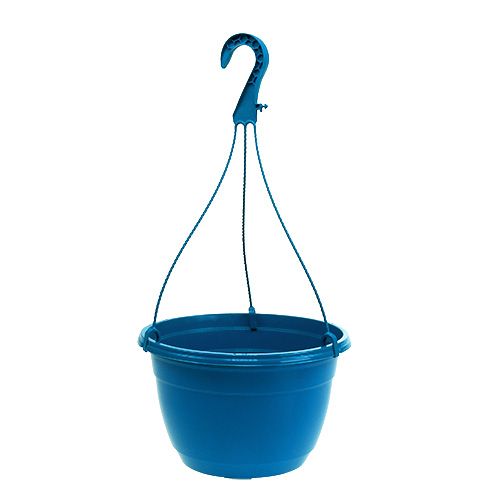 Floristik24 Hanging basket 25cm blue