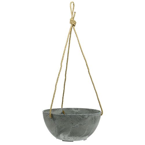 Floristik24 Flower basket "Fiona" Ø25cm H12cm gray