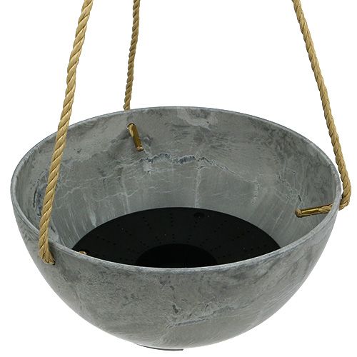 Floristik24 Flower basket "Fiona" Ø25cm H12cm gray