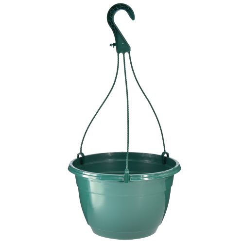 Floristik24 Hanging flower basket green plant pot hanging pot Ø25cm H50cm