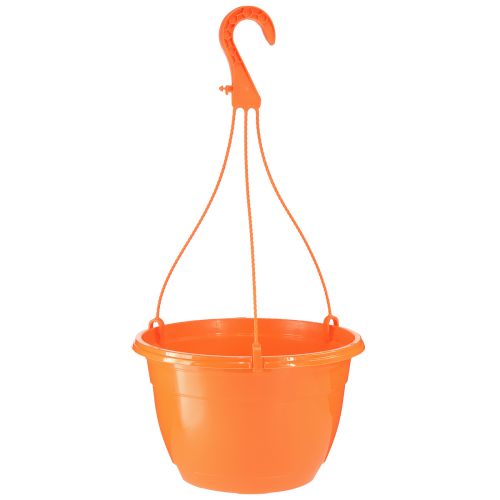 Hanging flower basket orange hanging pot plant pot Ø25cm H50cm