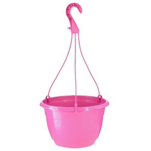Floristik24 Hanging flower basket pink plant pot with holes Ø25cm H50cm