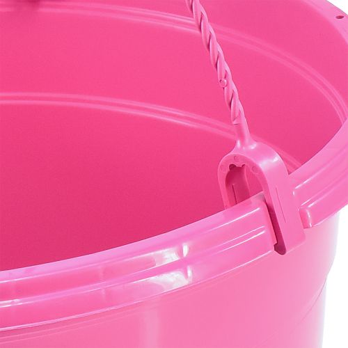 Product Hanging flower basket pink plant pot with holes Ø25cm H50cm