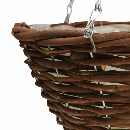 Product Hanging Basket Brown Hanging Basket Plant Basket Ø31cm 2pcs